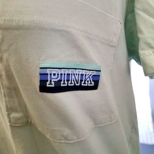 PINK Victoria’s Secret V-Neck T-Shirt Size Medium, worn once!